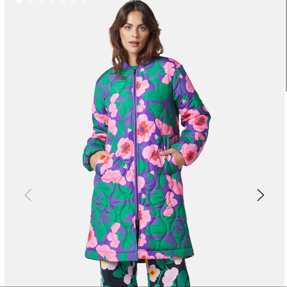 Gorman Wild Roses Quilted Coat